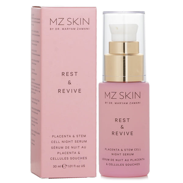MZ スキン  Rest & Revive Restorative Placenta & Stem Cell Night Serum   30ml/1.01oz