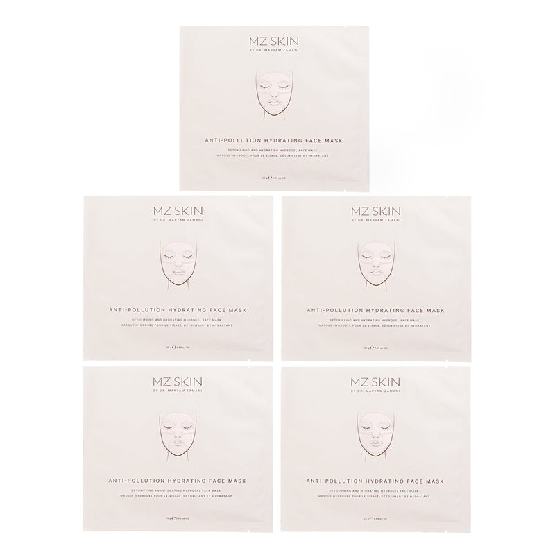 MZ スキン  アンチポリューションハイドレーティングフェイスマスク   5x 25g/0.88oz