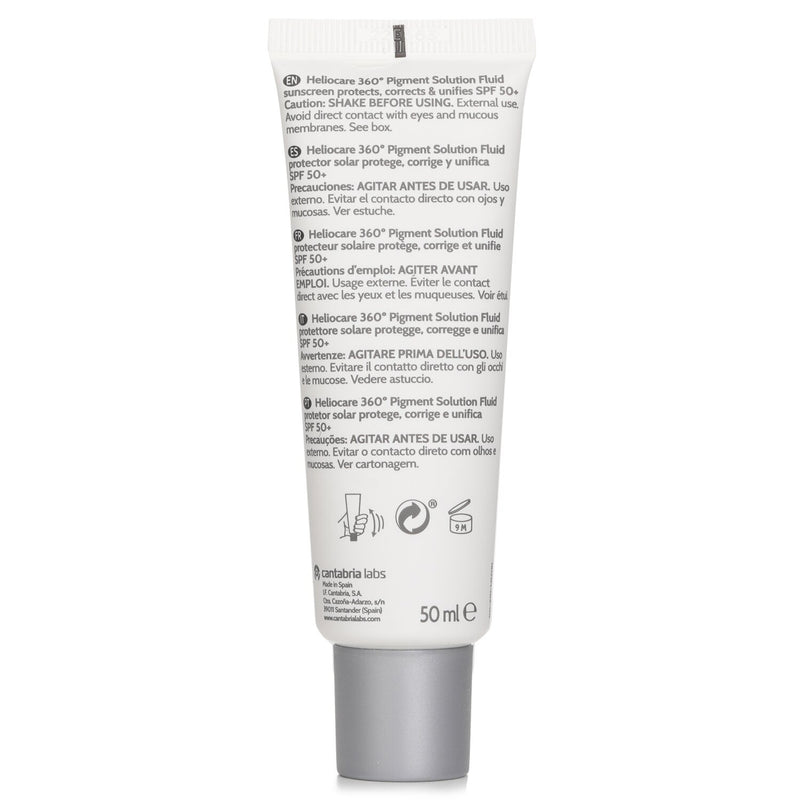 ヘリオケア バイ カンタブリアラボ  Heliocare 360 Pigment Solution Fluid SPF50   50ml/1.7oz