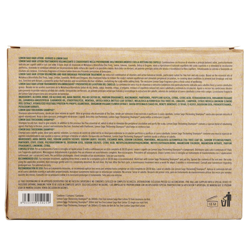 ポール　ミッチェル  Tea Tree Lemon Sage Program Set: Shampoo 300ml + Hair Lotion 12x6ml   13pcs