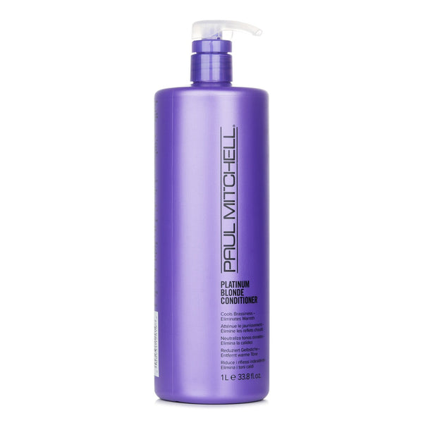 ポール　ミッチェル  Platinum Blonde Conditioner (Cools Brassiness - Eliminates Warmth)   1000ml/33.8oz