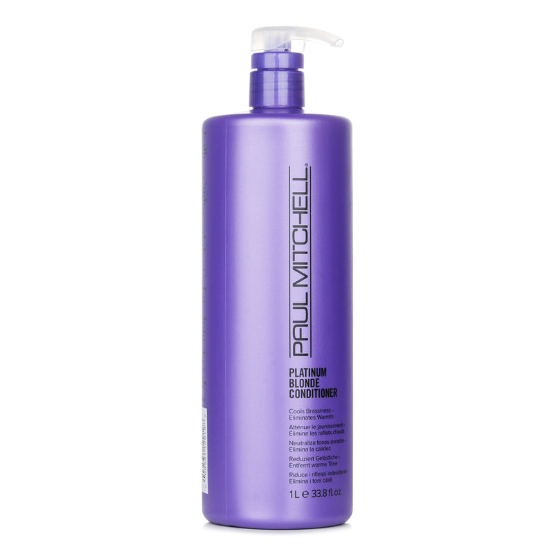 ポール　ミッチェル  Platinum Blonde Conditioner (Cools Brassiness - Eliminates Warmth)   1000ml/33.8oz
