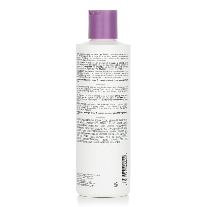 クリストフ ロビン  Luscious Curl Conditioning Cleanser with Chia Seed Oil   250ml/8.4oz