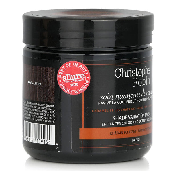 クリストフ ロビン  Shade Variation Mask (Enhances Color & Deeply Nourishes) - Warm Chestnut   250ml/8.33oz