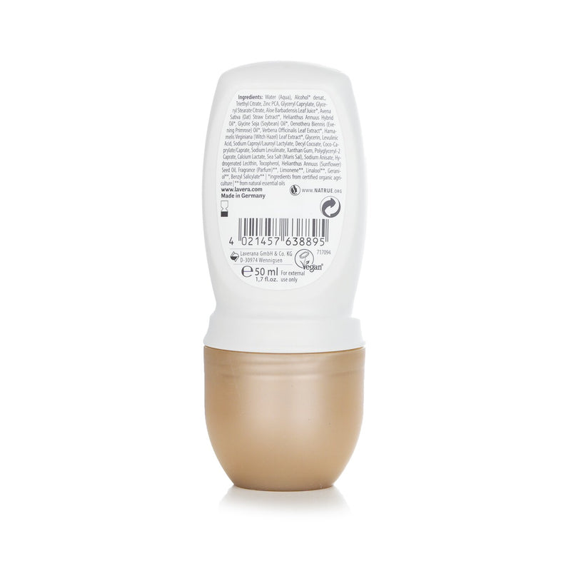 ラヴェーラ  デオ ロールオン (ナチュラル & マイルド) - オーガニック オーツ麦 & 天然ミネラル配合   50ml/1.7oz