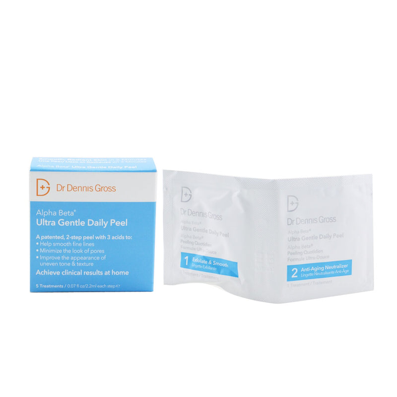 ドクターデニスグロス  アルファ ベータ ウルトラ ジェントル デイリー ピール   5 Treatments
