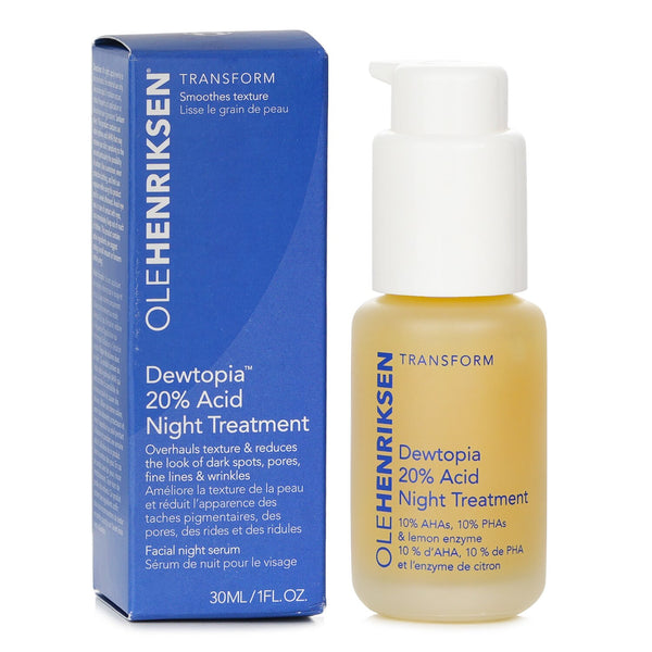 ウラヘンリクセン  トランスフォーム デュトピア 20% アシッド ナイト トリートメント   30ml/1oz