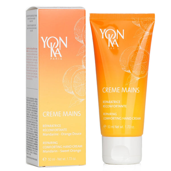 ヨンカ  クリーム メイン リペアリング、コンフォーティング ハンド クリーム - マンダリン   50ml/1.73oz