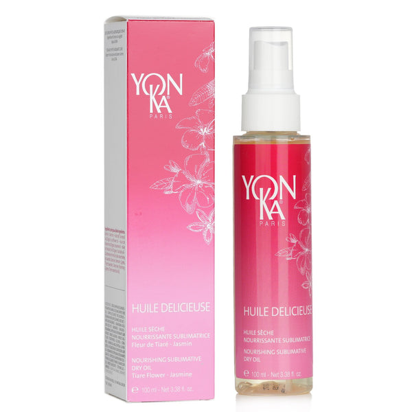 ヨンカ  ユイル デリシューズ ナリッシング、サブリミティブ ドライ オイル - ジャスミン   100ml/3.38oz