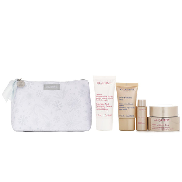 クラランス  Nutri-Lumiere Collection:   4pcs+1bag