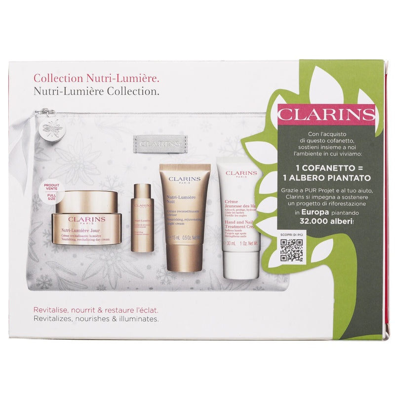 クラランス  Nutri-Lumiere Collection:   4pcs+1bag