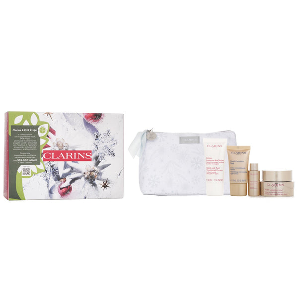クラランス  Nutri-Lumiere Collection:   4pcs+1bag