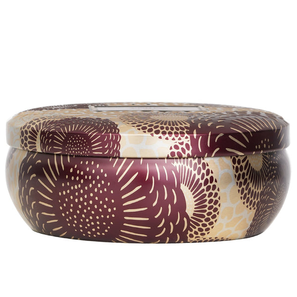 ボルスパ  3 Wick Decorative Tin Candle - Gilt Pomander & Hinoki   340g/12oz