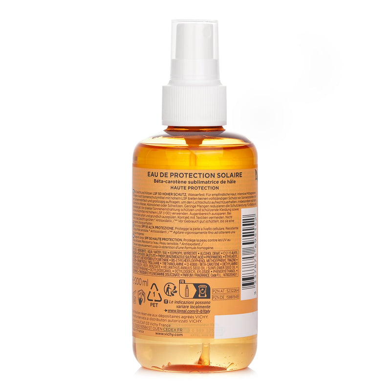 ヴィシー  Capital Soleil Enhanced Tan Solar Protective Water Spray SPF 50   200ml/6.7oz