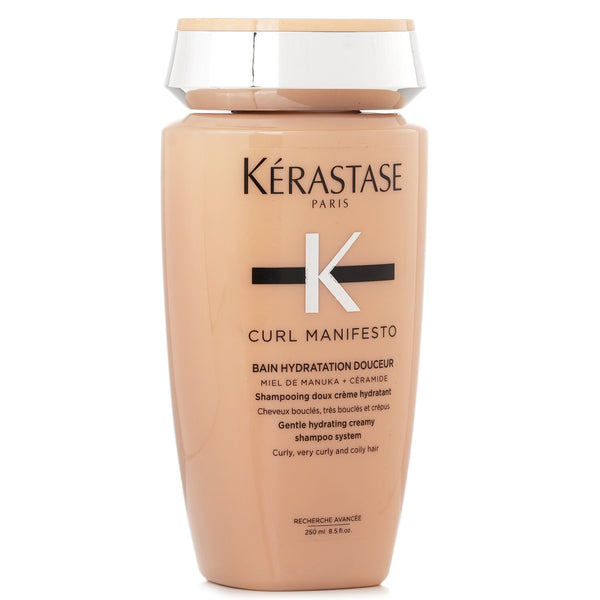 ケラスターゼ  Curl Manifesto Bain Hydratation Douceur Gentle Hydrating Creamy Shampoo (For Curly, Very Curly & Coily Hair)   250ml/8.5oz