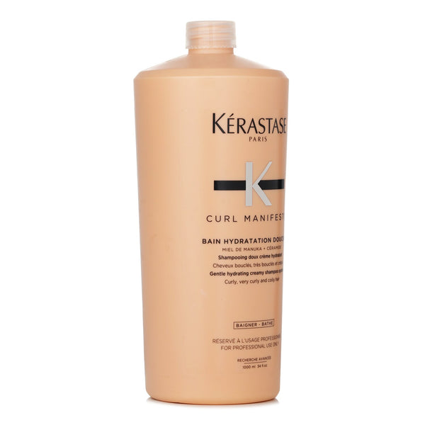 ケラスターゼ  Curl Manifesto Bain Hydratation Douceur Shampoo Gentle Creamy Shampoo - For Curly, Very Curly & Coily Hair (Salon Size)   1000ml/34oz