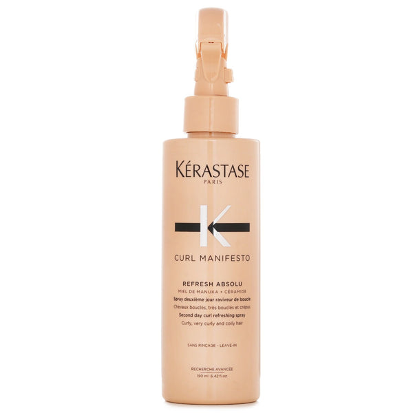 ケラスターゼ  Curl Manifesto Refresh Absolu Second Day Curl Refreshing Spray (For Curly, Very Curly & Coily Hair)   190ml/6.4oz