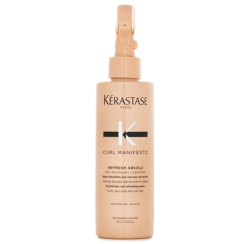 ケラスターゼ  Curl Manifesto Refresh Absolu Second Day Curl Refreshing Spray (For Curly, Very Curly & Coily Hair)   190ml/6.4oz