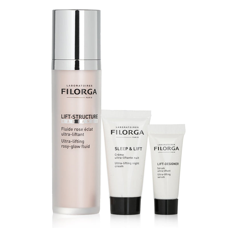 フィロルガ  プログラム リフト インテンス リフト エフェクト ルーチン: リフト ストラクチャー ラディアンス 50ml + リフト デザイナー 7ml + スリープ & リフト 15ml + バッグ   3pcs+1bag