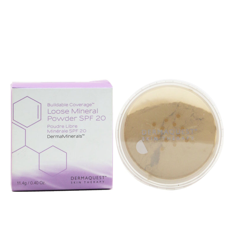 ダーマクエスト  ダーマミネラル ビルドダブルカバレッジ ルース ミネラル パウダー SPF 20 - # 3W   11.4g/0.4oz