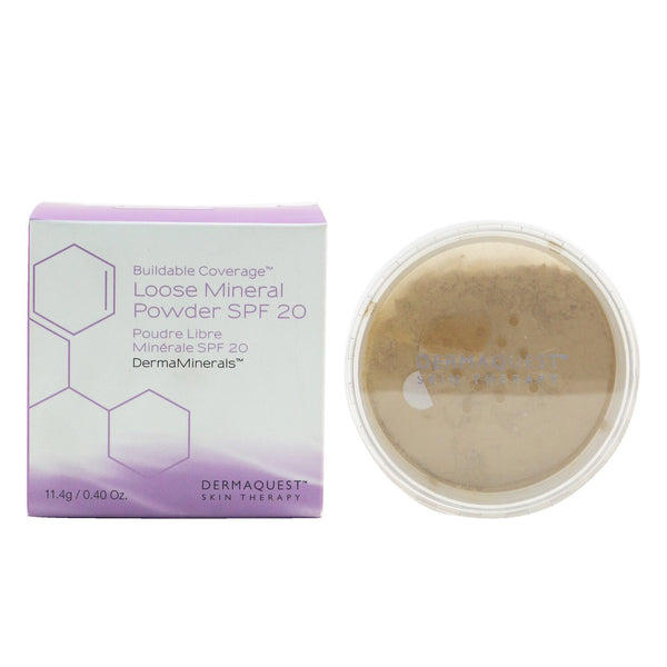 ダーマクエスト  ダーマミネラル ビルドダブルカバレッジ ルース ミネラル パウダー SPF 20 - # 4N   11.4g/0.4oz