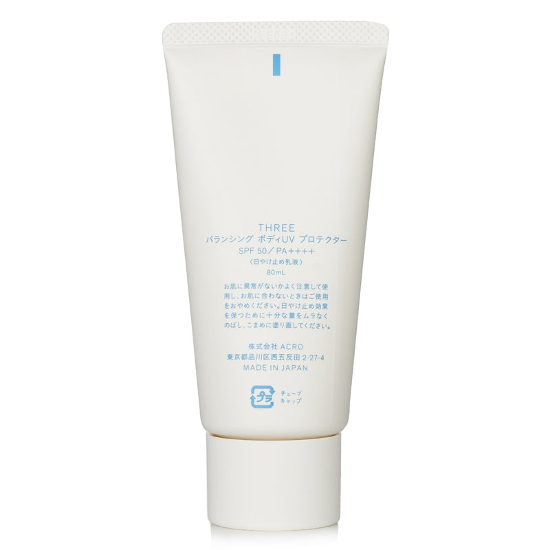 スリー THREE  バランシング ボディ UV プロテクター SPF 50   80ml/2.7oz