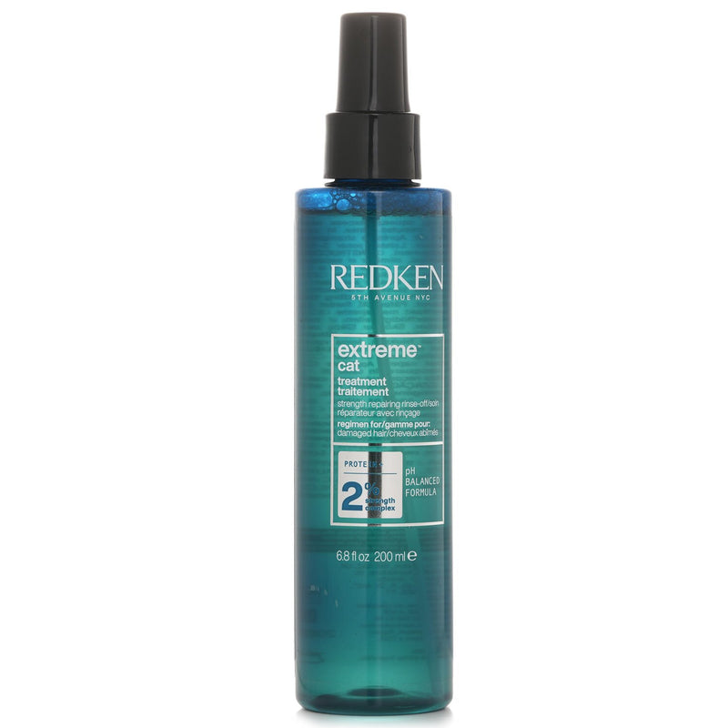 レッドケン  Extreme Cat Protein Strength Repairing Rinse-Off Treatment  (For Damaged Hair)   200ml/6.8oz