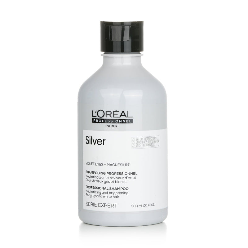 ロレアル  Professionnel Serie Expert - Silver Violet Dyes + Magnesium Neutralising and Brightening Shampoo (For Grey and White Hair)   300ml/10.1oz
