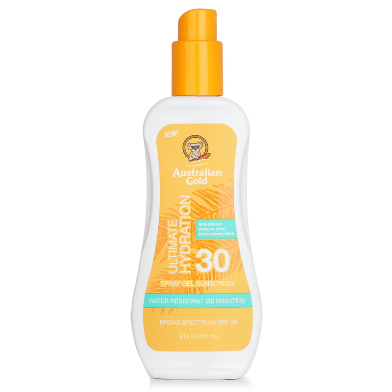 オーストラリアンゴールド  スプレー ジェル サンスクリーン SPF 30 (アルティメット ハイドレーション)   237ml/8oz