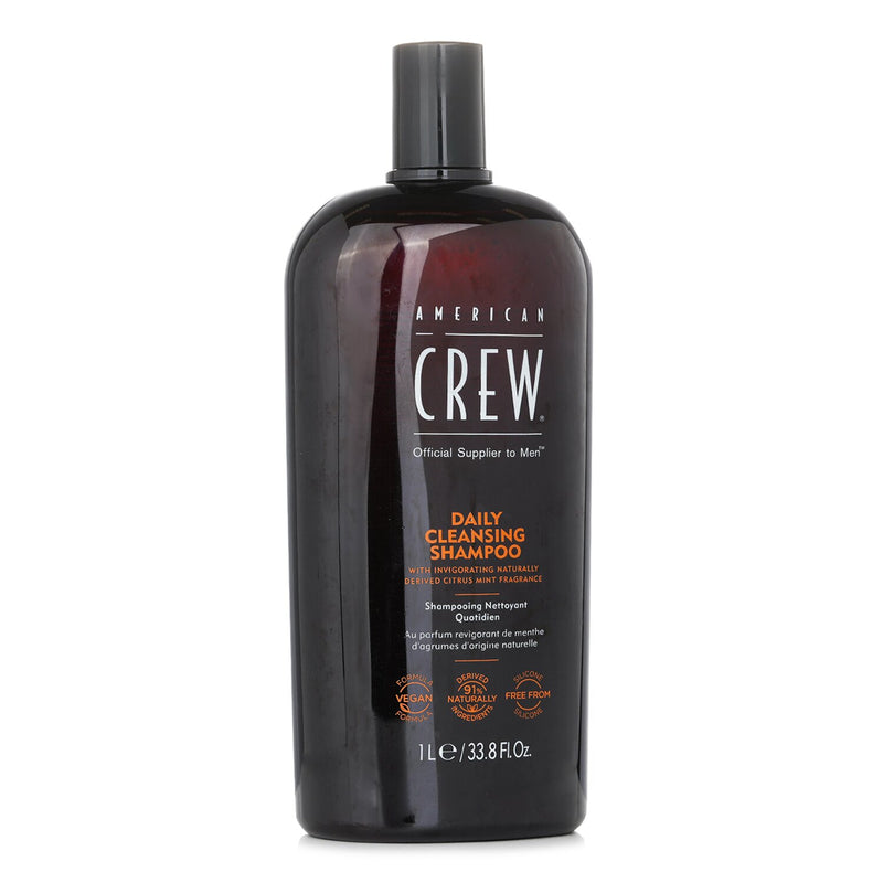 アメリカンクルー  Men Daily Cleansing Shampoo (For Normal To Oily Hair And Scalp)   1000ml/33.8oz