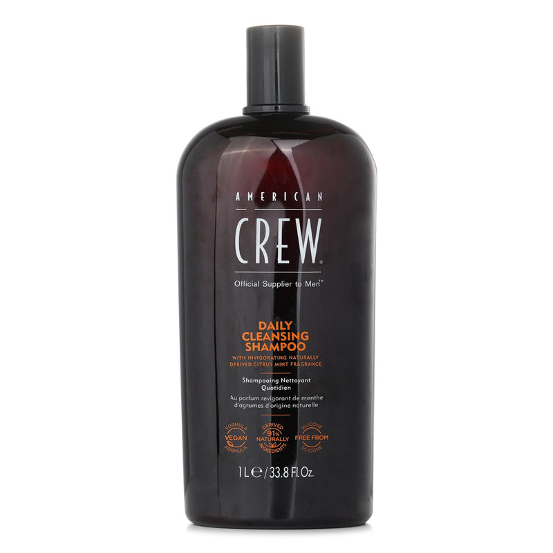 アメリカンクルー  Men Daily Cleansing Shampoo (For Normal To Oily Hair And Scalp)   1000ml/33.8oz