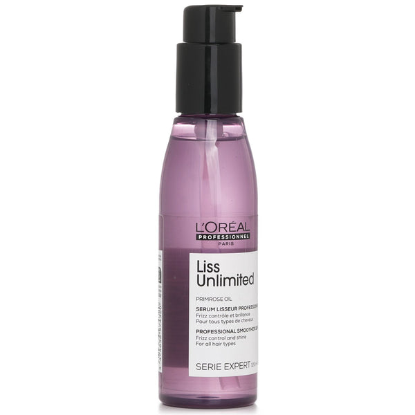 ロレアル  Professionnel Serie Expert - Liss Unlimited Primrose Oil Frizz Control & Shine Smoother Serum (All Hair Type)   125ml/4.2oz