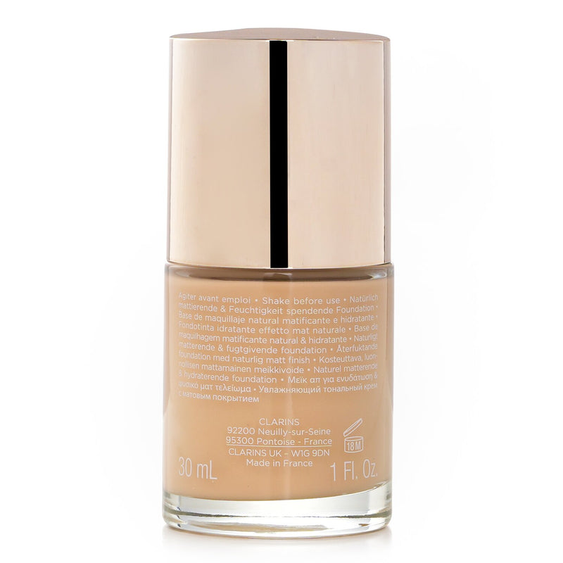 クラランス  スキンイリュージョンベルベット ナチュラルマティファイング&ハイドレーティングファンデーション - # 105N Nude   30ml/1oz