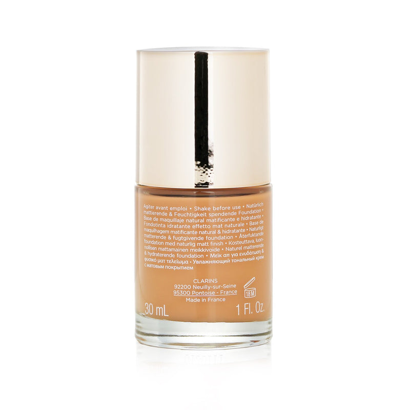 クラランス  スキンイリュージョンベルベット ナチュラルマティファイング&ハイドレーティングファンデーション - # 113C Chestnut   30ml/1oz