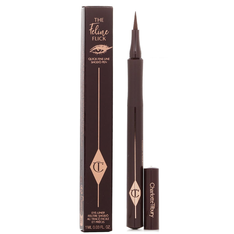 シャーロット・ティルブリー  ザ フェリックス フリック クイックファインラインショードペン - # Super Brown スーパーブラウン   1ml/0.03oz
