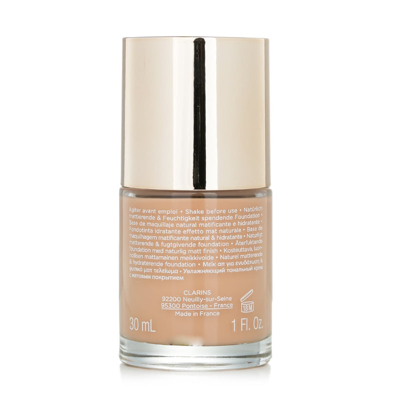 クラランス  スキンイリュージョンベルベット ナチュラルマティファイング&ハイドレーティングファンデーション - # 112C Amber   30ml/1oz