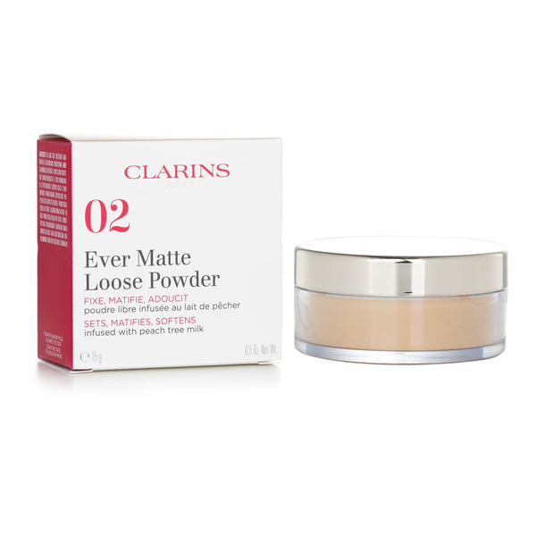 クラランス  エバー マット ルース パウダー - # 02 ユニバーサル ミディアム   15g/0.5oz