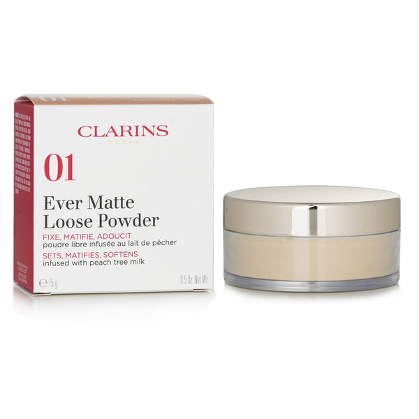 クラランス  エバー マット ルース パウダー - # 01 ユニバーサル ライト   15g/0.5oz