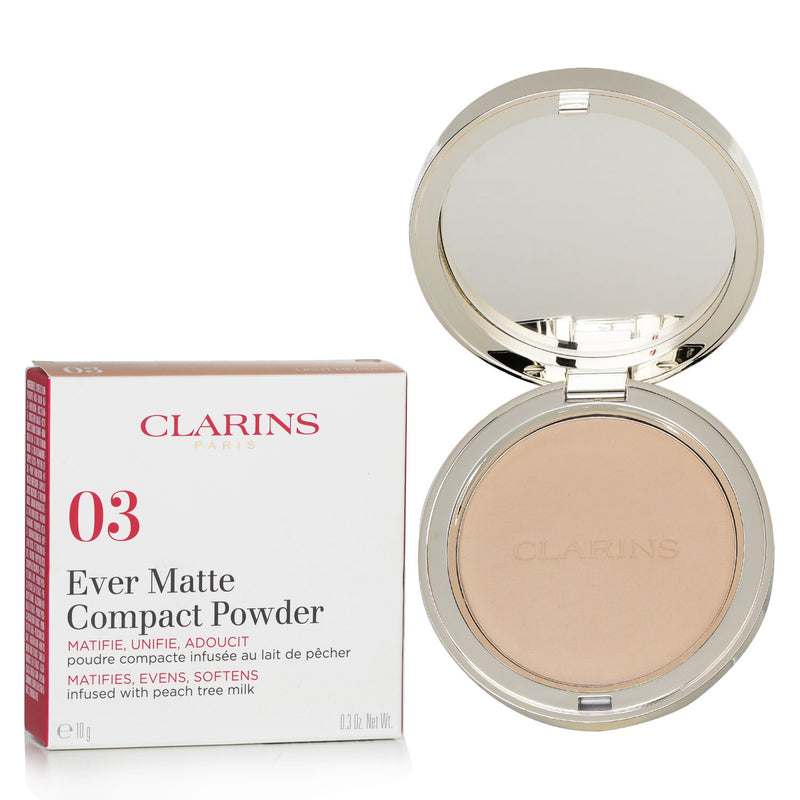 クラランス  エバー マット コンパクト パウダー - # 03 ライト ミディアム   10g/0.3oz