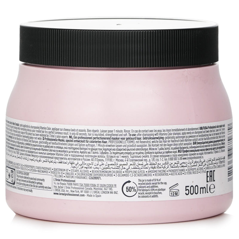 ロレアル  Professionnel Serie Expert - Vitamino Color Resveratrol Color Radiance System Mask (For Colored Hair) (Salon Product)   500ml/16.9oz