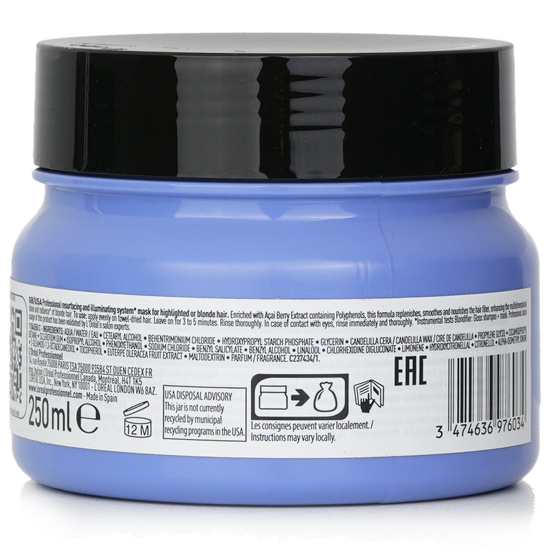 ロレアル  Professionnel Serie Expert - Blondifier Acai Polyphenols Resurfacing and Illuminating System Mask   250ml/8.5oz