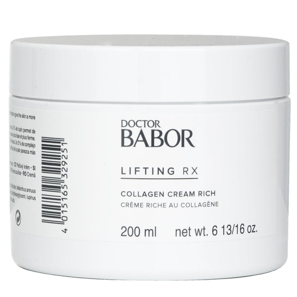 バボール  Doctor Babor Lifting Rx Collagen Cream Rich (Salon Size)   200ml/6.76oz