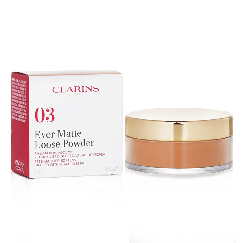 クラランス  エバー マット ルース パウダー - # 03 ユニバーサル ディープ   15g/0.5oz