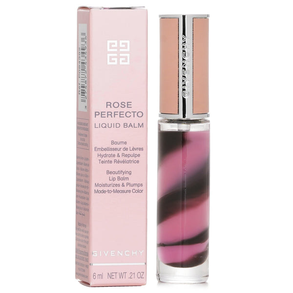 ジバンシィ  Rose Perfecto Liquid Lip Balm - # 011 Black Pink   6ml/0.21oz