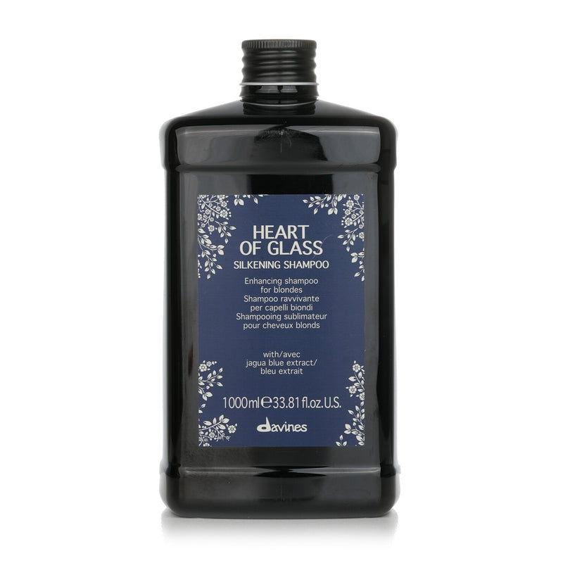 ダヴィネス  Heart Of Glass Silkening Shampoo For Blonde (Salon Size)   1000ml/33.81oz