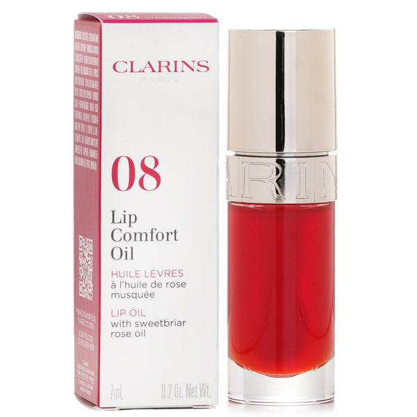 クラランス  リップ コンフォート オイル - # 08 ストロベリー   7ml/0.2oz