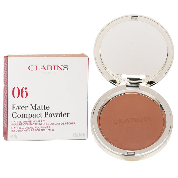クラランス  エバー マット コンパクト パウダー - # 06 ディープ   10g/0.3oz