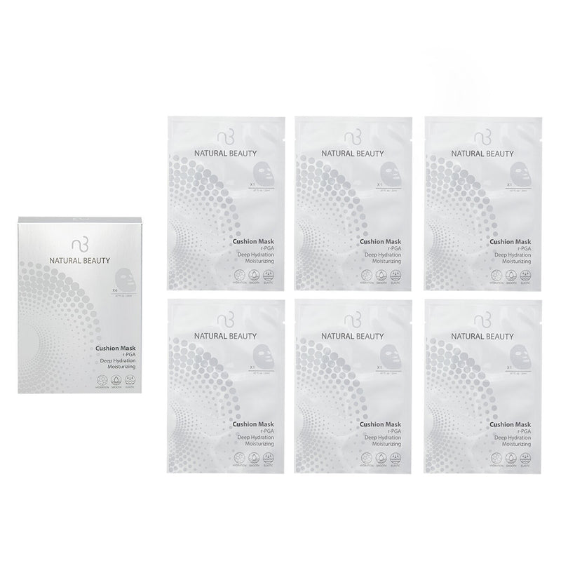 ナチュラル ビューティ  r-PGA Deep Hydration Moisturizing Cushion Mask   6x 20ml/0.67oz
