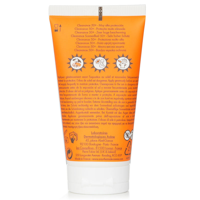 アベンヌ  ベリー ハイ プロテクション クリーンランスソーラー SPF50+ - オイリーで傷つきやすい肌向け   50ml/1.7oz