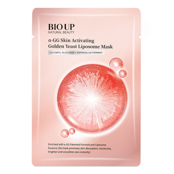 ナチュラル ビューティ  BIO UP a-GG Skin Activating Golden Yeast Liposome Mask (Exp Date: 05/2026)   5 x 25ml/0.84oz